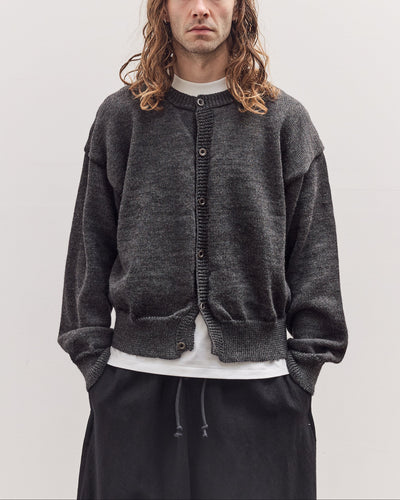 Caspa Cardigan Unisex, Charcoal