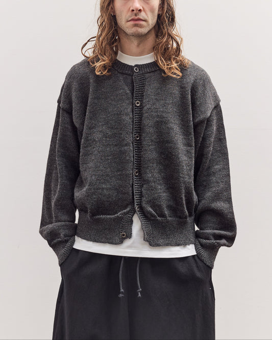 Caspa Cardigan Unisex, Charcoal