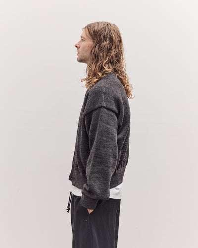 Caspa Cardigan Unisex, Charcoal