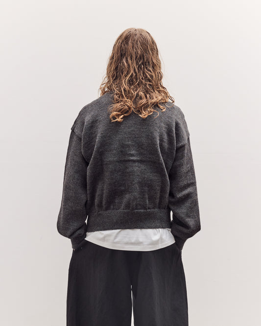 Caspa Cardigan Unisex, Charcoal