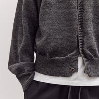 Caspa Cardigan Unisex, Charcoal
