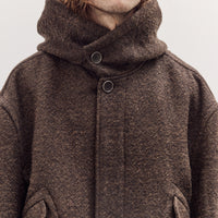 Pablo Coat Unisex, Black Mud