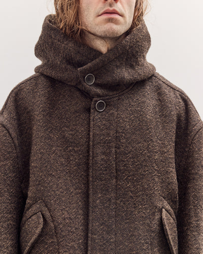 Pablo Coat Unisex, Black Mud