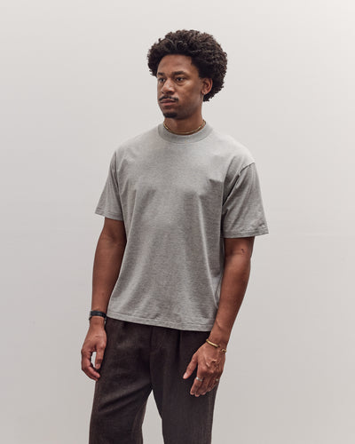 Suven Supima Tube Tee Light, Feather Grey