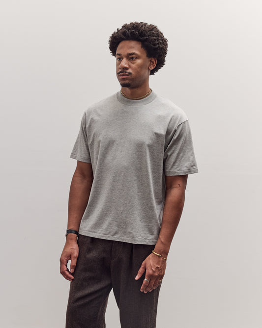Suven Supima Tube Tee Light, Feather Grey