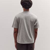 Suven Supima Tube Tee Light, Feather Grey