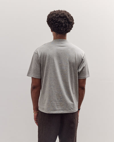 Suven Supima Tube Tee Light, Feather Grey