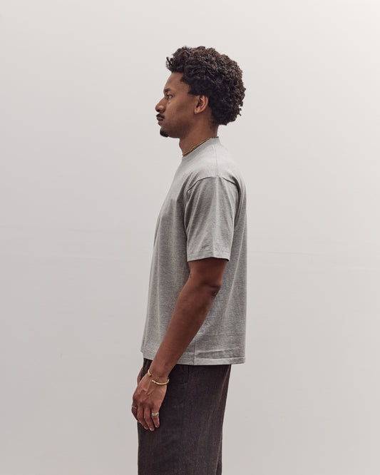Suven Supima Tube Tee Light, Feather Grey