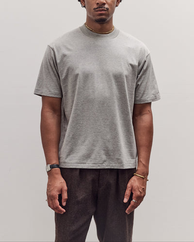Suven Supima Tube Tee Light, Feather Grey