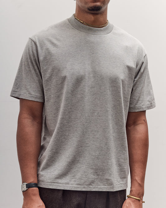 Suven Supima Tube Tee Light, Feather Grey