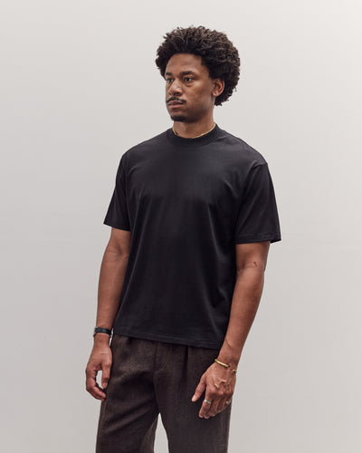 Suven Supima Tube Tee Light, Ink Black
