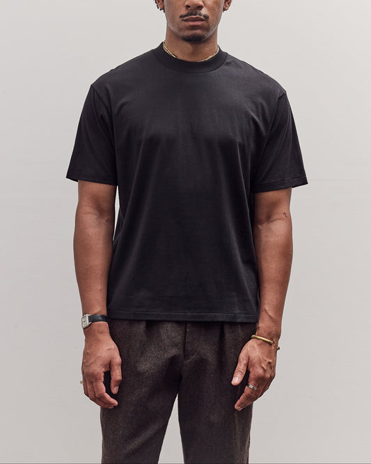 Suven Supima Tube Tee Light, Ink Black