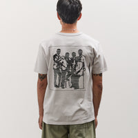 Tacoma Fuji Records C.C.Y.M.B.Q. Tee, Ice Grey
