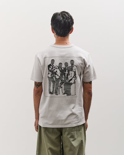 Tacoma Fuji Records C.C.Y.M.B.Q. Tee, Ice Grey