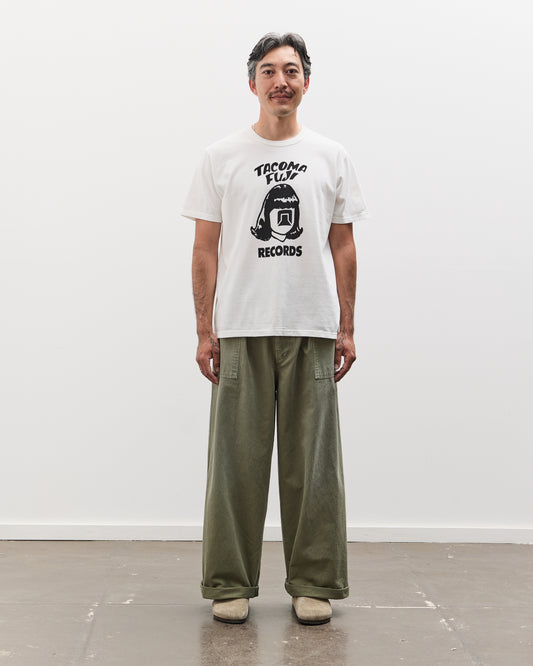 Tacoma Fuji Records Logo Tee '25, White
