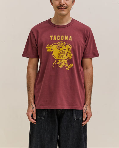 Tacoma Fuji Records Tacoma Fujis SS Tee, Burgandy
