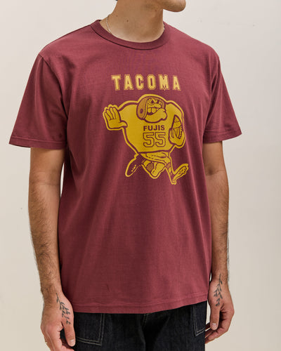 Tacoma Fuji Records Tacoma Fujis SS Tee, Burgandy