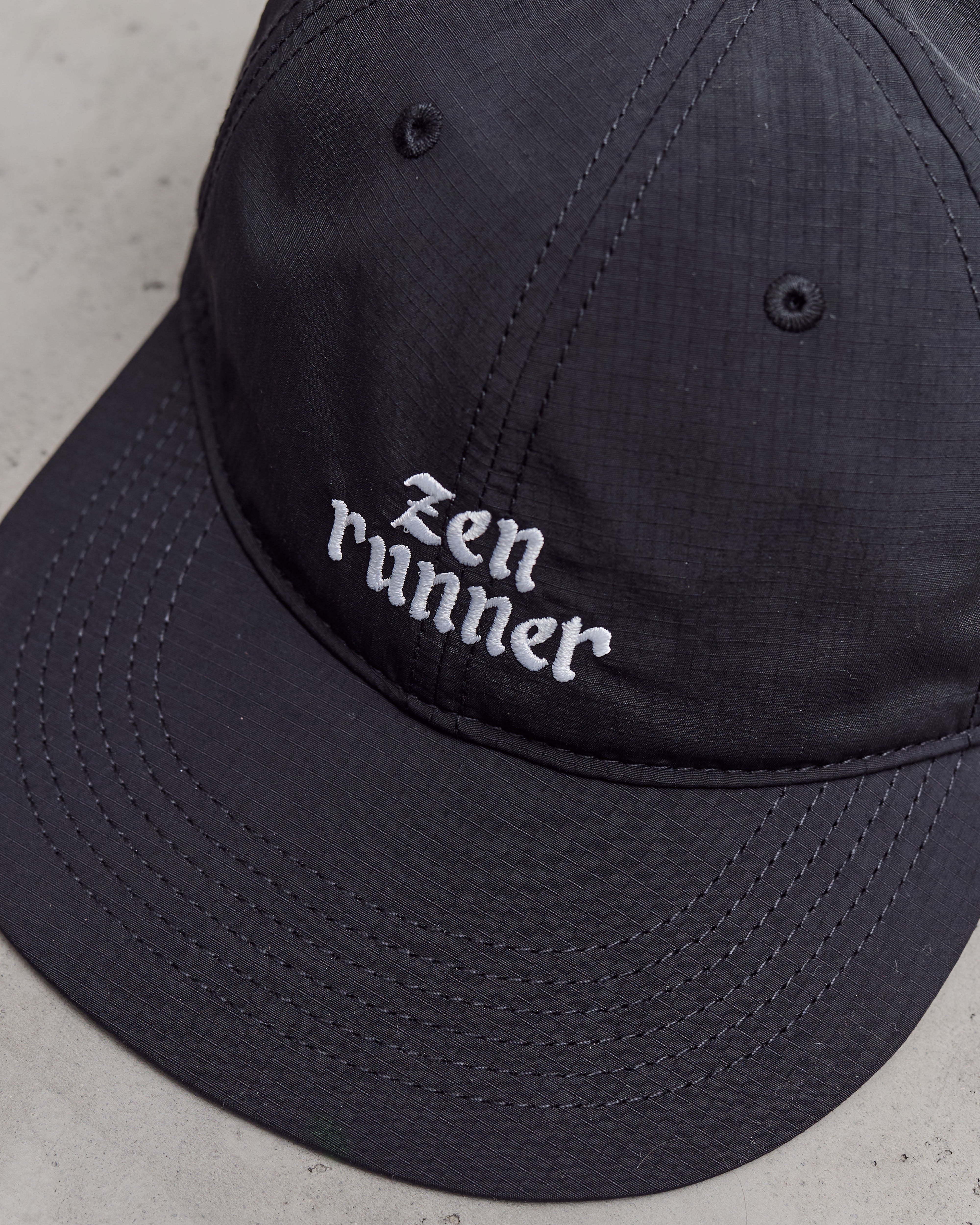 Zen Runner Cap, Black – Glasswing