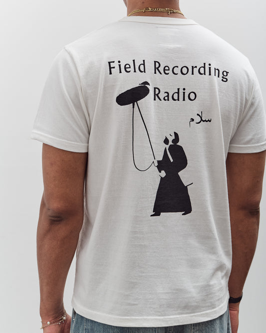 Tacoma Fuji Records Field Recording Radio Tee, White