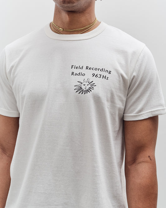Tacoma Fuji Records Field Recording Radio Tee, White