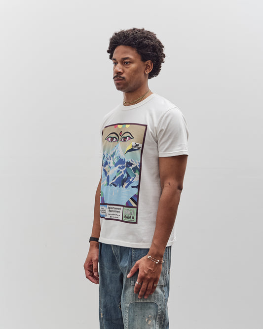 Tacoma Fuji Records Road to the Himalayan Race Tee, White