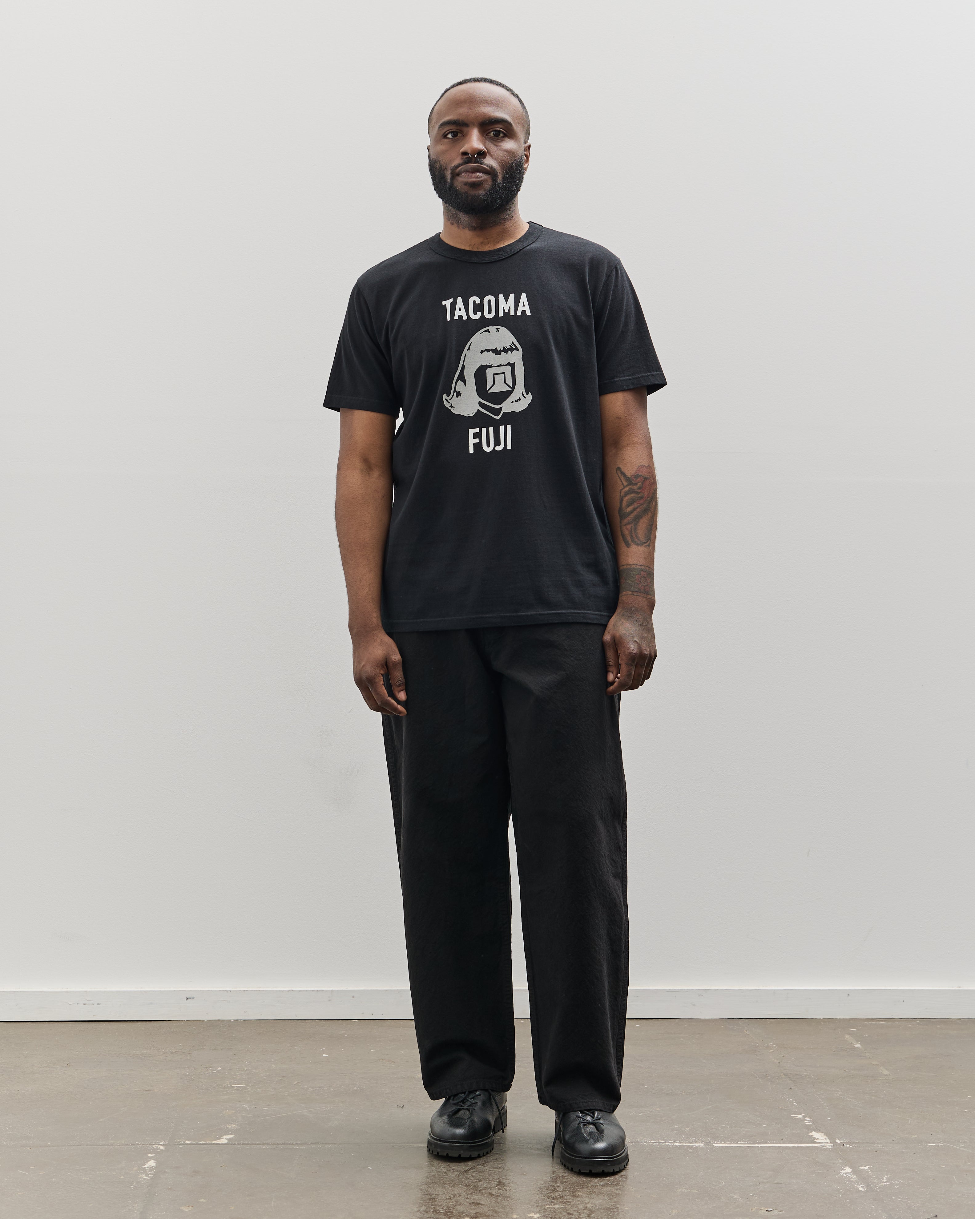 Tacoma Fuji Records Logo Mark Tee '25, Black – Glasswing
