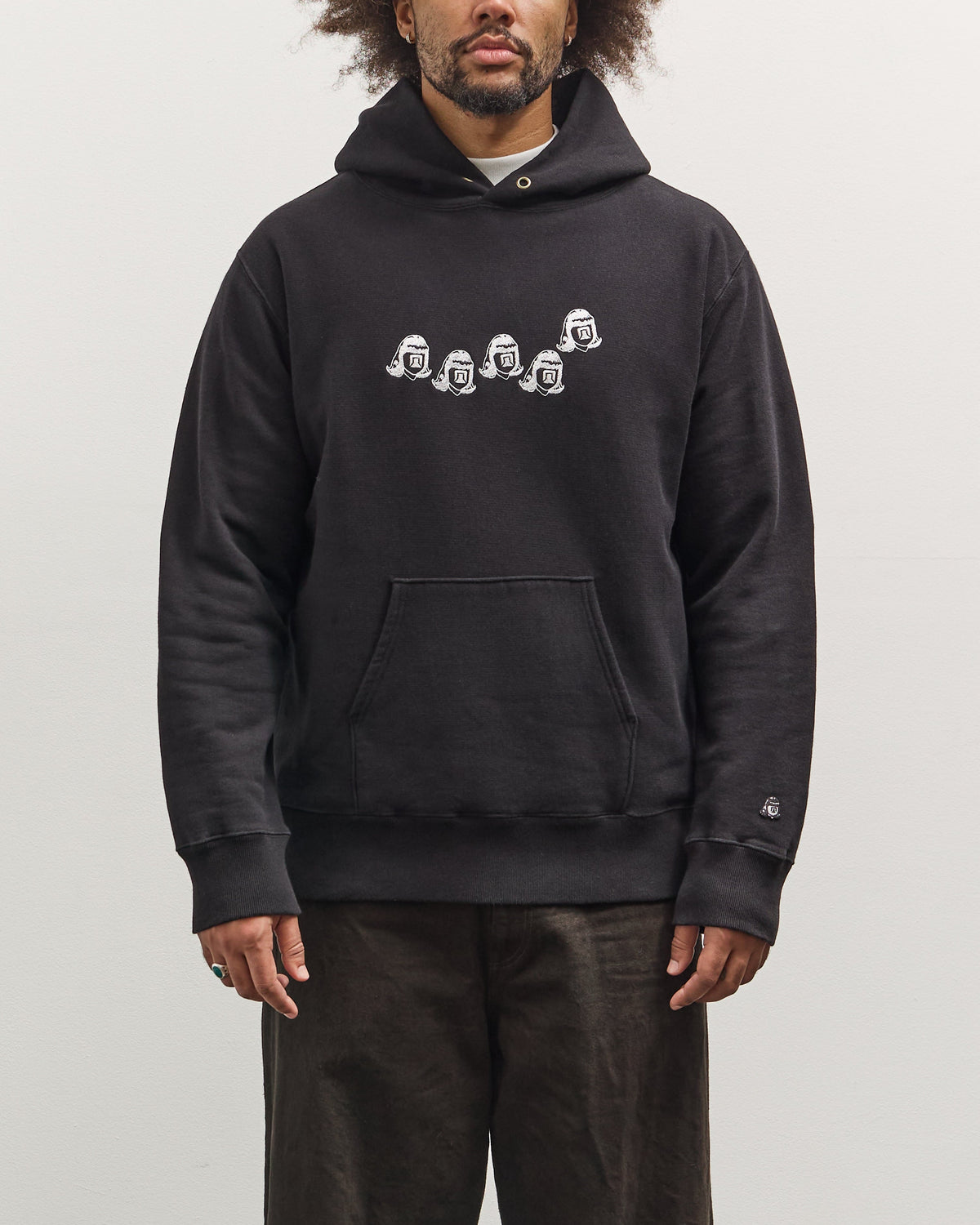 Tacoma Fuji Records Tacoma Fuji Multi Logo Hoodie, Black – Glasswing