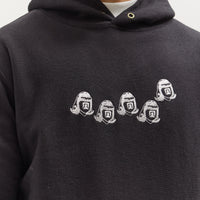 Tacoma Fuji Records Tacoma Fuji Multi Logo Hoodie, Black