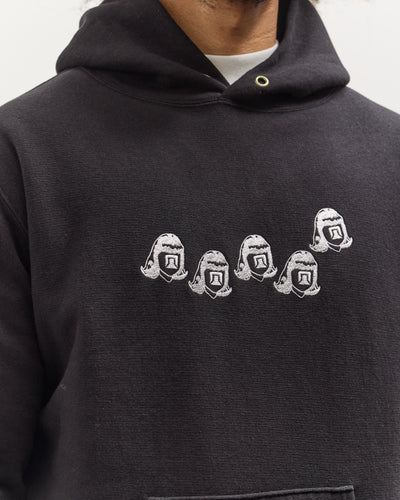 Tacoma Fuji Records Tacoma Fuji Multi Logo Hoodie, Black