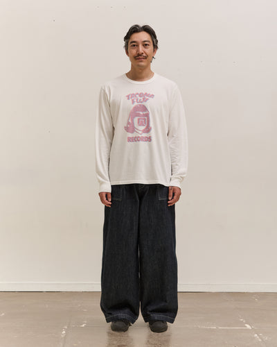 Tacoma Fuji Records Tacoma Fuji Records Logo LS, White