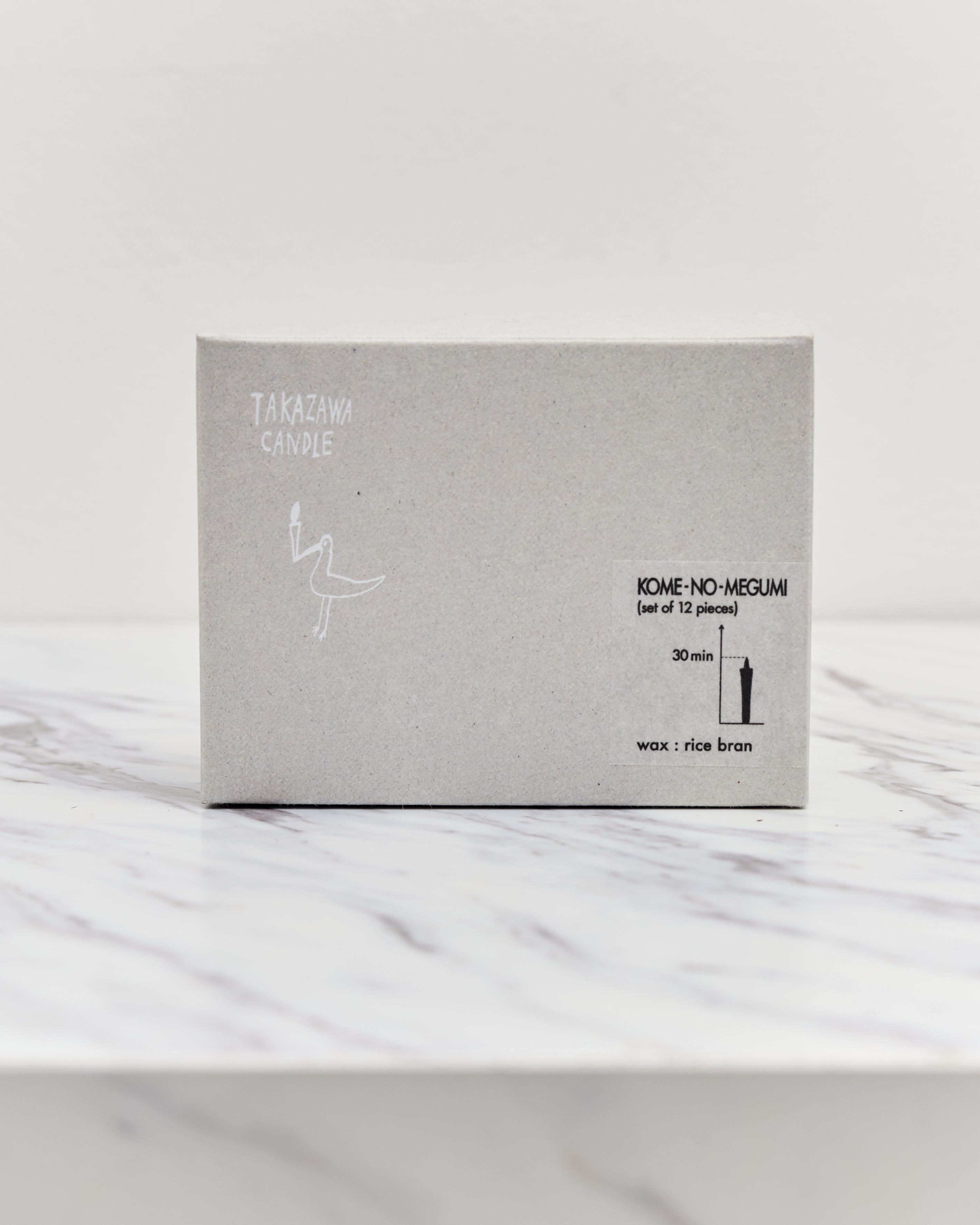 KOME-NO-MEGUMI Candle - Set of 12 - Thumbnail 4