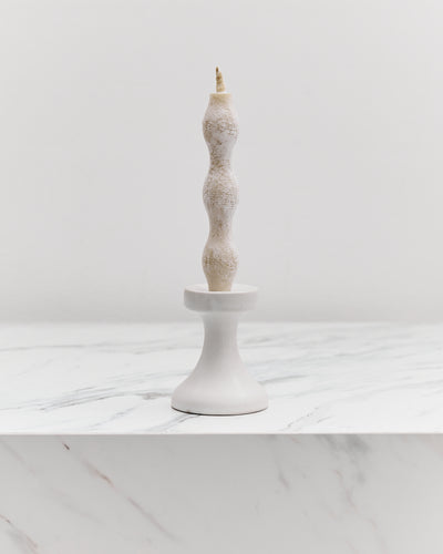 Takazawa Candle, Stoneware Candle Holder 'Fluid'