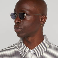 Brain Dead Titanium Tani Post Modern Primitive Eye Protection, Matte Silver