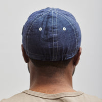 Universal Works Atlantic Denim Mechanics Hat, Indigo