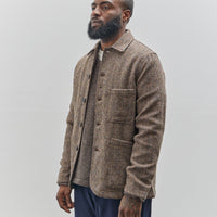 Universal Works Bakers C Jacket, Plaid Brown