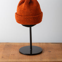 Universal Works British Wool Short Watch Cap, Rust