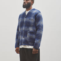 Universal Works Cardigan, Navy Grey