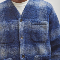 Universal Works Cardigan, Navy Grey