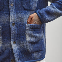 Universal Works Cardigan, Navy Grey