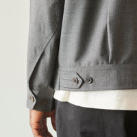 Universal Works E130 Jacket, Grey Tropical Suiting