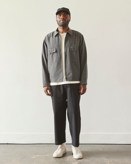 Universal Works E130 Jacket, Grey Tropical Suiting