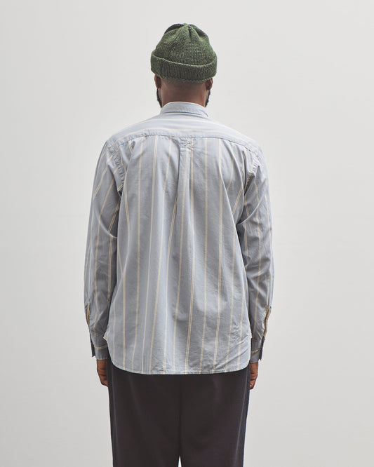 Universal Works Lazy Day Shirt, Sydney Stripe Blue