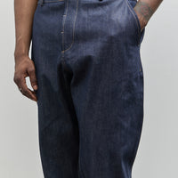 Universal Works Military Chino, Indigo Denim