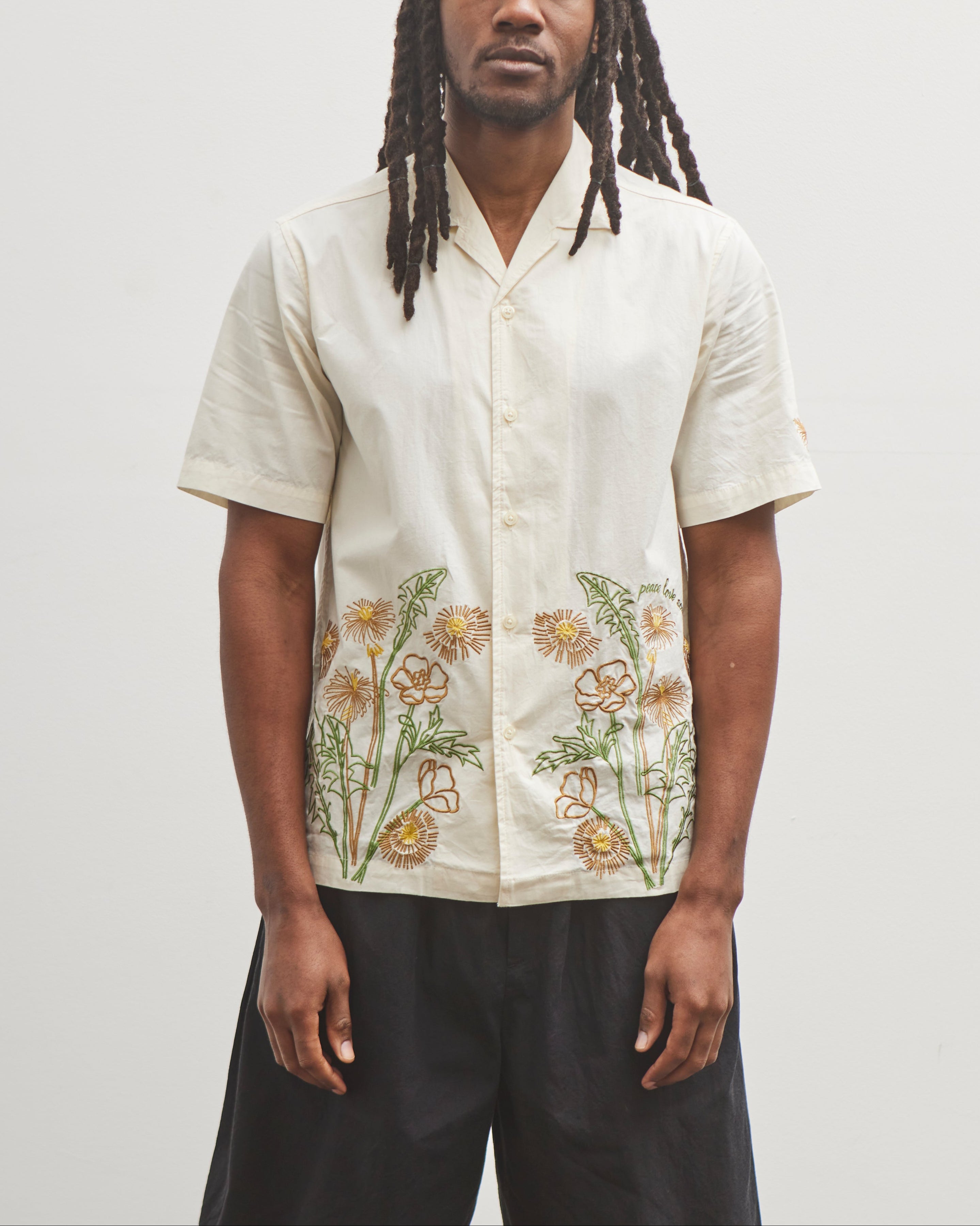 Universal Works Minari Shirt, Ecru – Glasswing