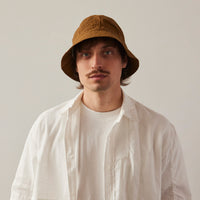 Universal Works Naval Hat, Breen Waxed Cotton