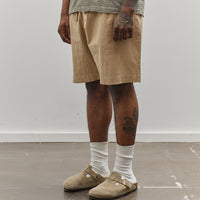 Universal Works Pleated Track Short, Sand