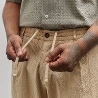 Universal Works Pleated Track Short, Sand