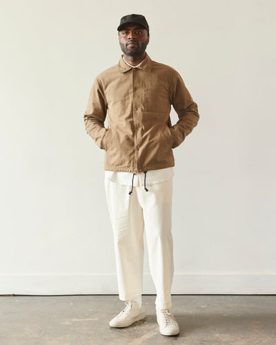 Universal Works Porto Jacket, Olive Seersucker