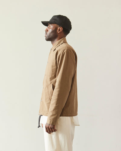 Universal Works Porto Jacket, Olive Seersucker