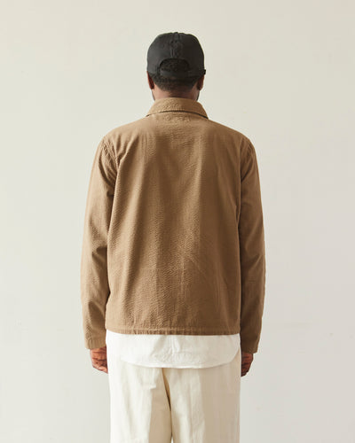 Universal Works Porto Jacket, Olive Seersucker